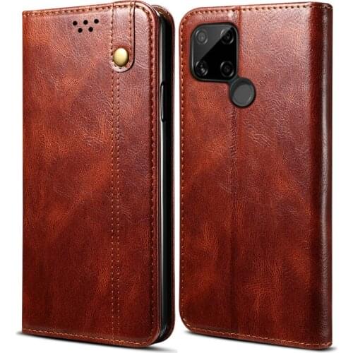 Realme C21 2021 Luxury Case Texture Leather Magnet Wallet for OPPO Realme C21 Case Realmi C 21 11 C20 C11 Flip Cover Cases