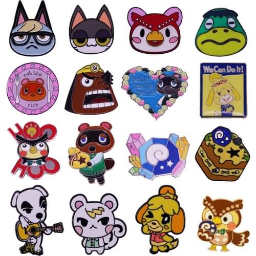 Cartoon Animal the New Horizon Enamel Brooch Pins Badge Lapel Pin Brooches Collar Jeans Jacket Fashion Jewelry Accessories