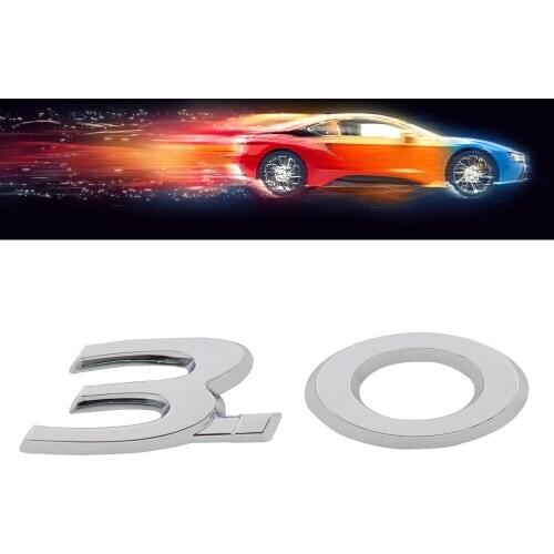 Chrome 3.0 for XJ XK XF XJR F-Pace F-TYPE TRUNK LID Emblem Badge Sticker