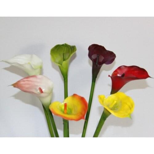 PU Callas Real Touch Artificial flowers, decoration Callas flower floral arrangements