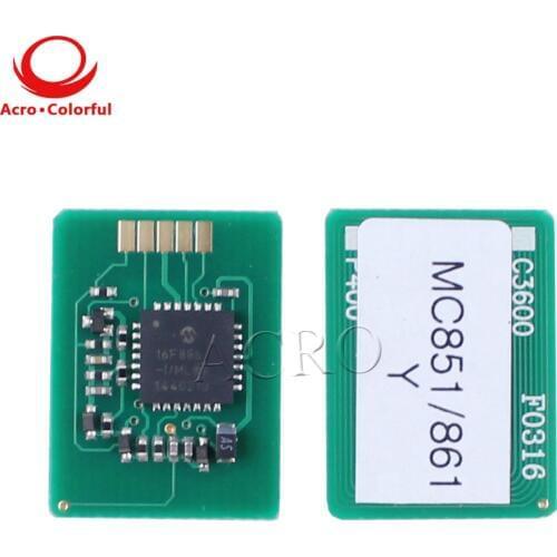 44059172 44059171 44059170 44059169 Toner chip for OKI MC851 MC861 MFP Russia laser printer copier cartridge refill