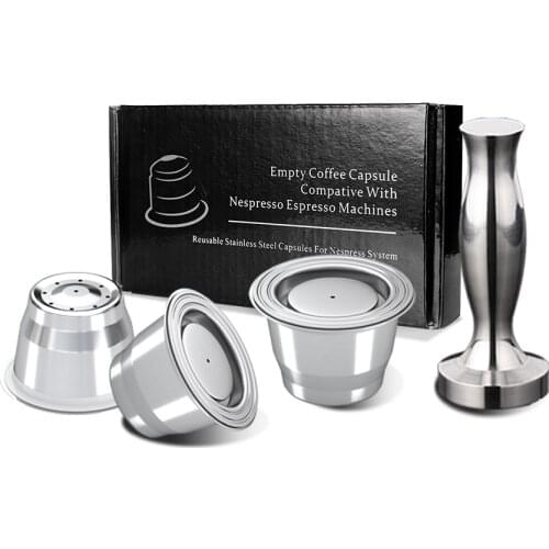 Nespresso Pixie Cafeteira Refillable Capsule Reusable Coffee Filter Dripper Essenza Capsulas De Cafe Recargables Reutilizables