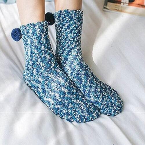 New Fashion Christmas Women Girls Thicken Bed Sleeping Socks Fluffy Warm Winter Soft Floor Socks