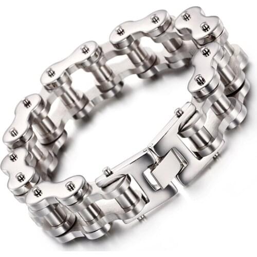 New selling 316L titanium steel chain bracelet domineering mens old bracelet