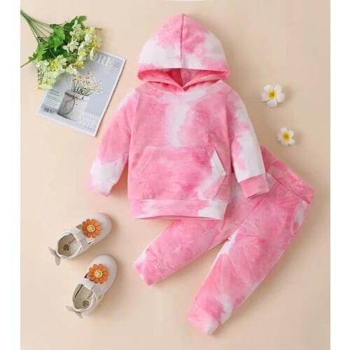 2021 Spring Autumn Korean Fashion Long Sleeve Dot Shitrts+Overalls Denim Trousers Baby Girls Clothing Dress Sets Kids Infant