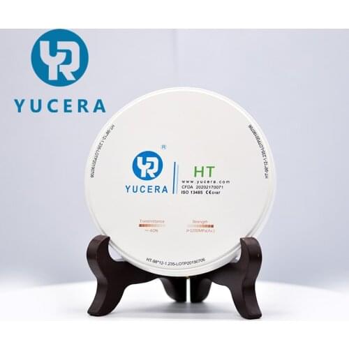 YUCERA Dental Material Manufacturer Economical Dent Lab Zirconia Blocks High MPA for Bridge