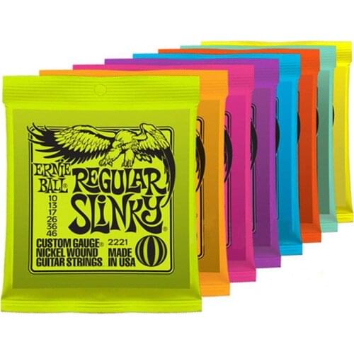Ernie Ball Electric Guitar Strings Play Real Heavy Metal Rock Musical Instrument Parts For Beginners Lovers Music Acc