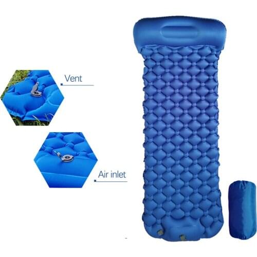 Inflatable Mattress Ultralight Cushion Pillow Folding Furniture Bed Tent Mattress Outdoor Hiking Camping Travel Sleeping Pad
