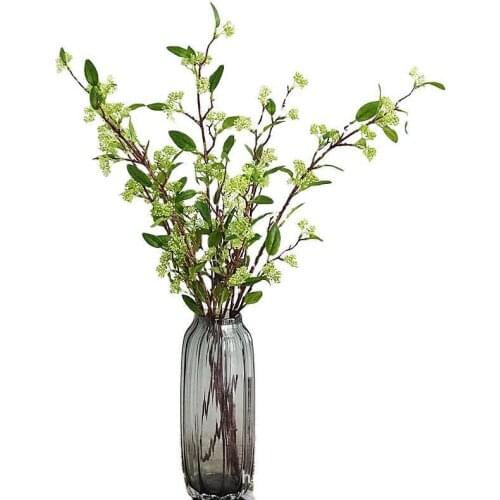 1pc Artificial fruit branch 4 forks Aixiang fruit Fake flower Branch for diy flower arrangement Material Home party decor