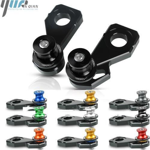 Motorcycle Accessories CNC Aluminum Rear Wheel Axle Stand Pick Up Hook Set For Honda CRF1000L Africa Twin 2016 2017 2018 2019