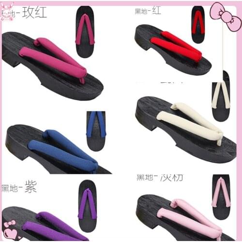 Annime Demon Slayer: Kimetsu no Yaiba Agatsuma Zenitsu Kamado Nezuko Kimono Shoes Cosplay Accessories H