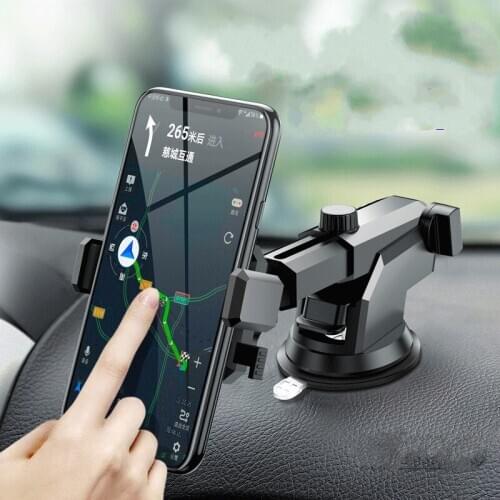 Car navigation car mobile phone holder car suction cup air outlet multifunctional mobile phone shelf universal car holder