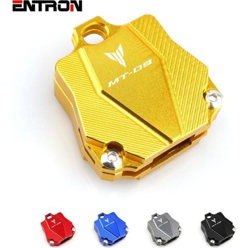 Logo MT09 Key Shell Case Protective Cover Cap (Key Without Chip) For Yamaha MT09 MT 09 MT-09 Motorcycle Accessories