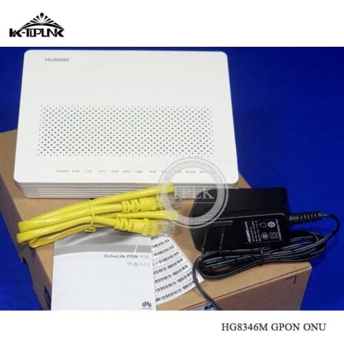 Hua wei HG8346M wireless GPON Terminal ONU SIP 2POTS + 4FE + 1USB + 1WiFI H.248 & SIF Router Echolife Wireless Network Equipment