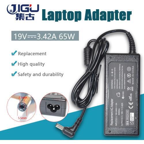 JIGU 19V 3.42A 65W Universal Laptop Adapter Power Supply Charger For Acer Gateway For Toshiba for HP For ASUS R33030 N17908