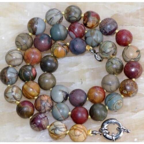Jewelry Pearl Necklace Natural 10mm Multicolor Picasso Necklace 18" Free Shipping
