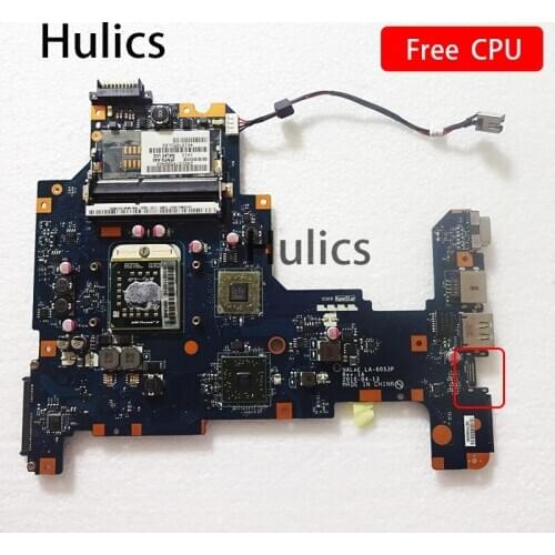Hulics Original LA-6053P K000103980 For Toshiba Satellite L650D L675D Laptop Motherboard DDR3 main board free CPU