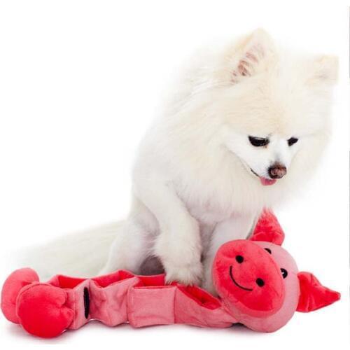 Cute Plush Accompany Dog Toy interactive Flexible Toy For Dog Puppy Funny training Bite Resistant Chew Squeak Pet Supplies
