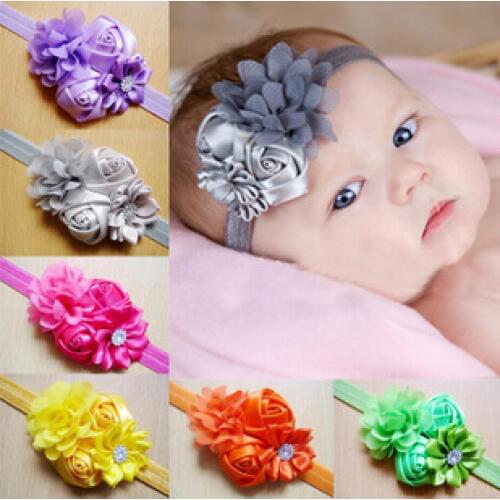 Fashion cute baby hair headbands infand toddler birthday party hair accessoies wholesale