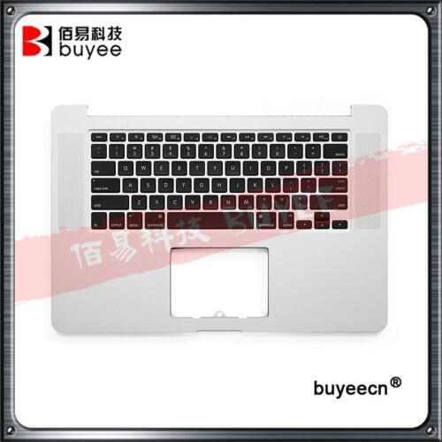Genuine A1398 Laptop Topcase Palmrest For Macbook Pro Retina 15'' A1398 Top Case+US Keyboard+Backlight 2013 2014