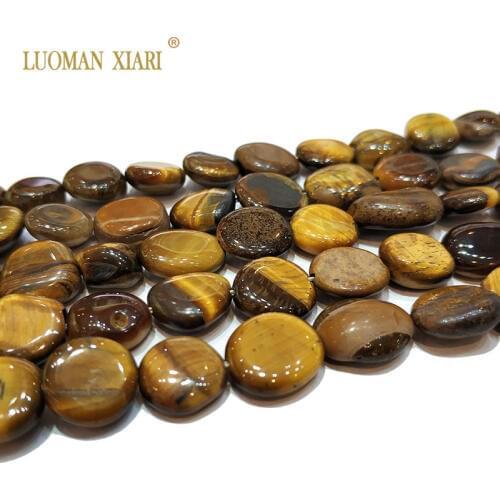 Wholesale 100% Natural Stone Beads Irregular Tiger Eye Beads For Jewelry Making 8-10mm DIY Bracelet Necklace Strand 15