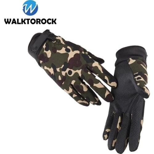 Men Full Finger Gloves Non-slip Sport Mittens Cycling Gloves Winter Windproof Bicycle Motocross Bike Gloves