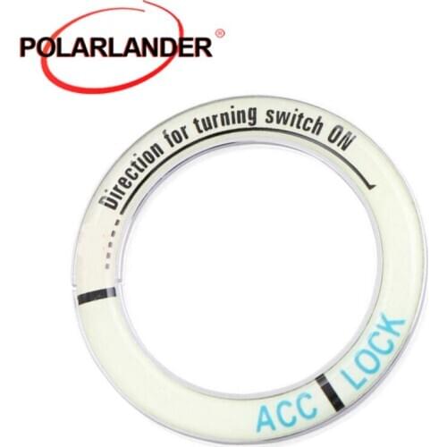 Ignition swtich Cover car styling Luminous decoration key ring for B/uick E/xcelle second generation