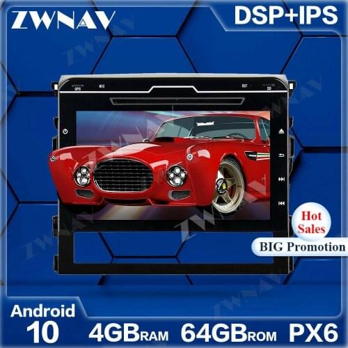 PX6 4+64GB Android 10.0 Car Multimedia Player For Toyota Land Cruiser 2016 GPS Navi Radio navi stereo IPS Touch screen head unit