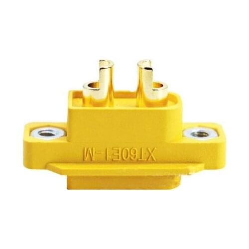 XT60E-M Mountable XT60 Male Plug Connector For Racing Models Multicopter Fixed Board DIY Spare Part