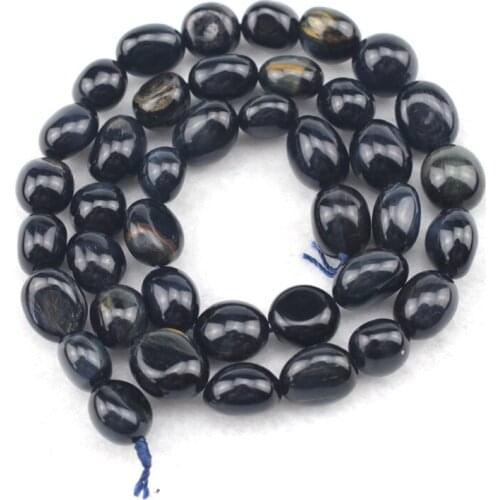 9-10mm blue tiger eye beads natural stone beads DIY loose beads for jewelry making strand 15 inches wholesale