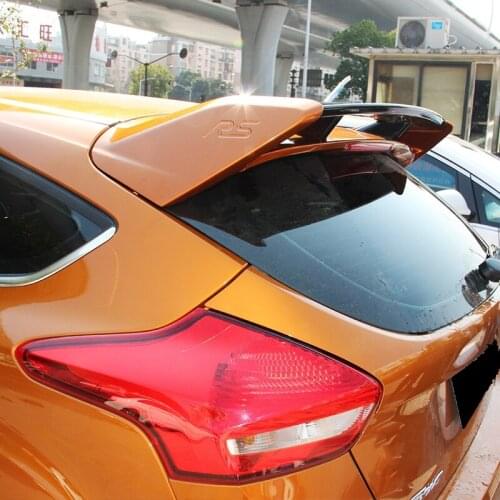 For Ford Focus Spoiler 2012-2018 Focus hatch-back RS High Quality ABS Material Car Rear Wing Primer Color Rear Spoiler