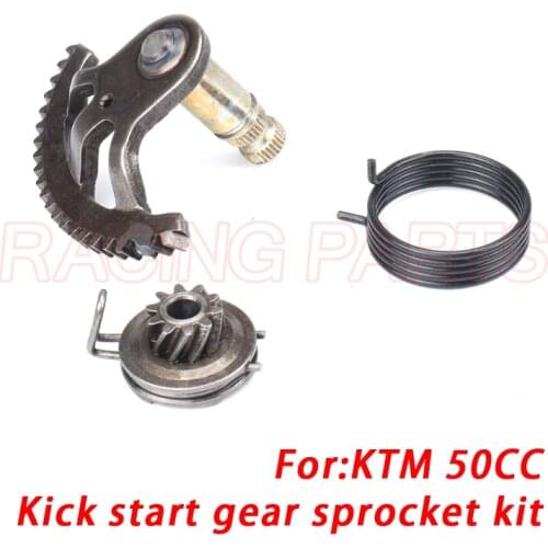 Kick starter Kick start gear sprocket spring kit For KTM 50 65 50CC 65CC Mini SR SX Kick Start Kicker