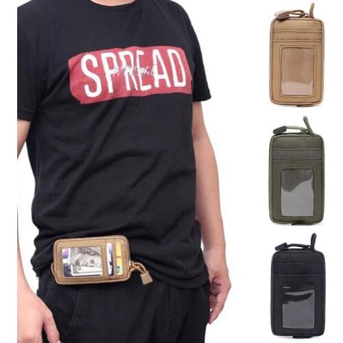 Tactical Card bag Wallet EDC Pouch Wallet Money Key Waist Bag First Aid Kit Pouch Small Bag Orgainzer Small Holder Waterproof