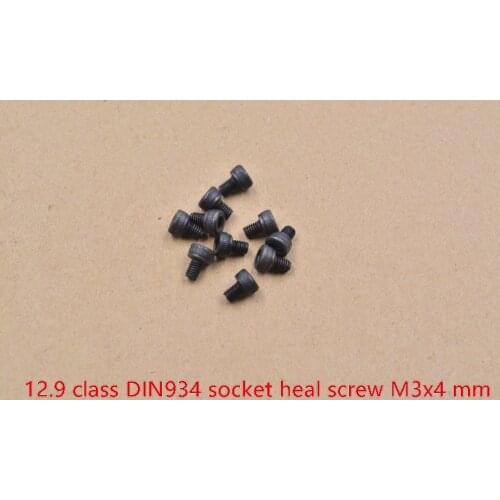 High strength alloy steel screw DIN912 M3x4 screw 12.9 class socket heal screw hexagon socket head cap screw 10pcs