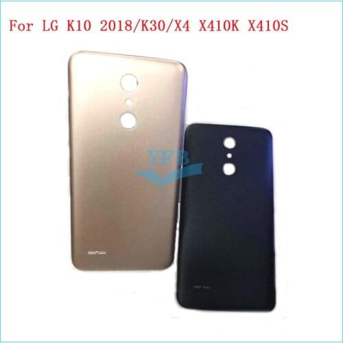 10pcs Back Cover For LG K10 2018 / K30 / X4 X410K X410S Back Housing Glass Rear Battery Cover Replacement Repair Parts