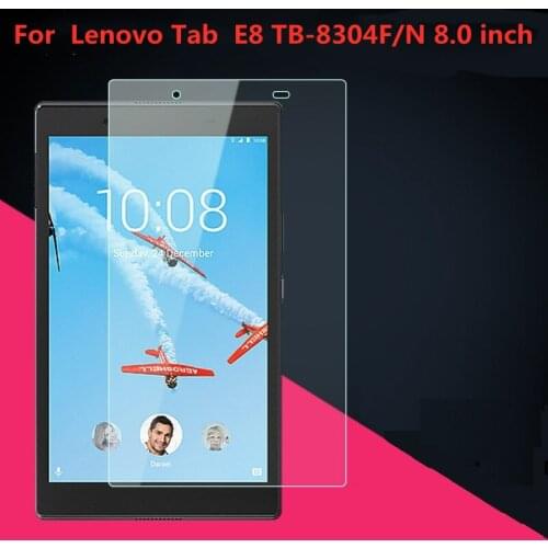 9H Tempered Glass for Lenovo Tab E8 e8TB-8304F/N 8.0 inch tablet Screen Protector Film Tempered Protective Glass Film