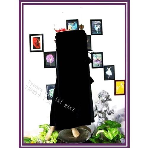 Bellydance Costume Tribal Fusion velvet skirt with Open Slit SRA17