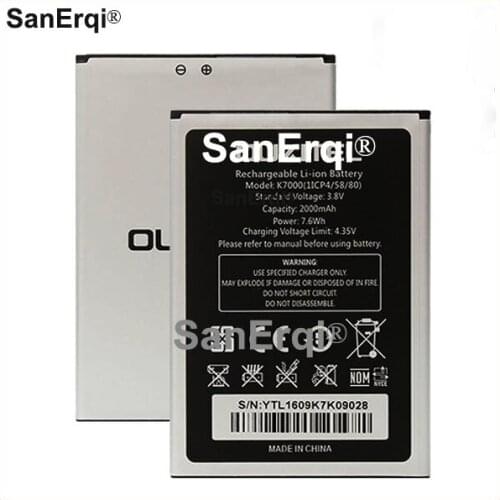 10pcs for Oukitel K7000 Battery Original Battery 2000mAh Smartphone Battery For Oukitel K7000 Battery Batteria Akku