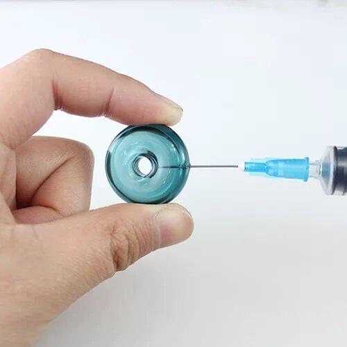 20pcs Cute Murano Circle Glass Essential Oil with Diffuser Hole Perfume Essential Oil Aromatherapy Bottle glass Pendant Gifts