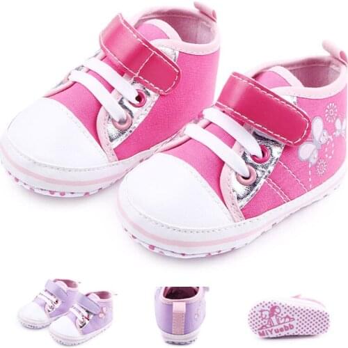 2021 Spring Infant Toddler Shoes Girls Boys Casual Canvas Shoes Soft Bottom Comfortable Non-slip Kid Baby First Walkers Shoes