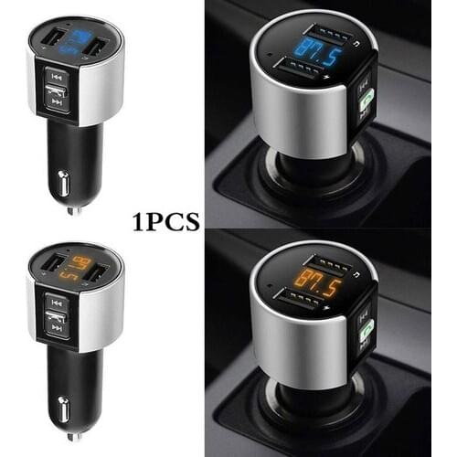 1PCS C26S Car Bluetooth Handsfree FM Transmitter Mp3 Player USB Charger Car Accessories