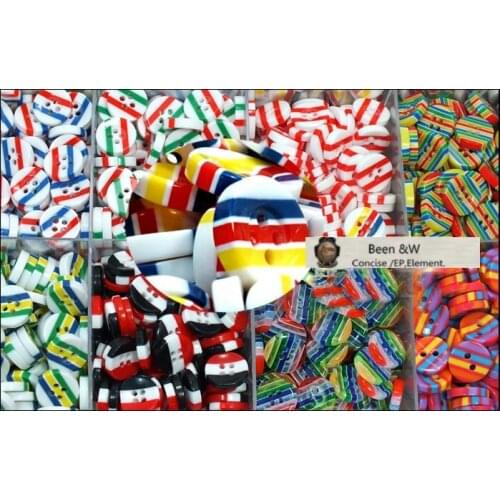 Free shipping!Button clasp Four Holes Resin stripe Shirt buttons DIY Accessories