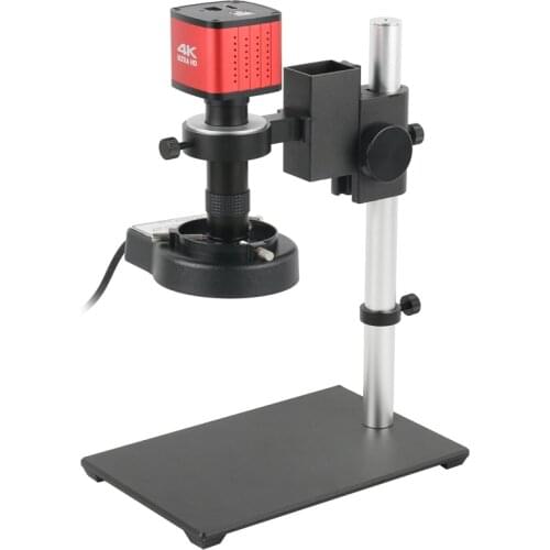 4K UHD 1080P HDMI Digital Video Microscope Camera 100X 130X 180X 200X 300X 500X C-Mount Lens For Soldering Phone Repair