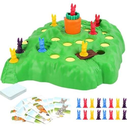 Children Board Game Rabbit Cross Country Competition Childrens Puzzle Game Parenting Intelligence Board Game Family Party Game