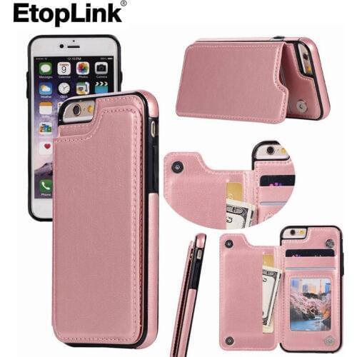 ForSamsung S8 S8 Plus Cover Grade Leather With Soft Thin Light Card Multifunction Leather Back Cover Shockproof Case For Phone