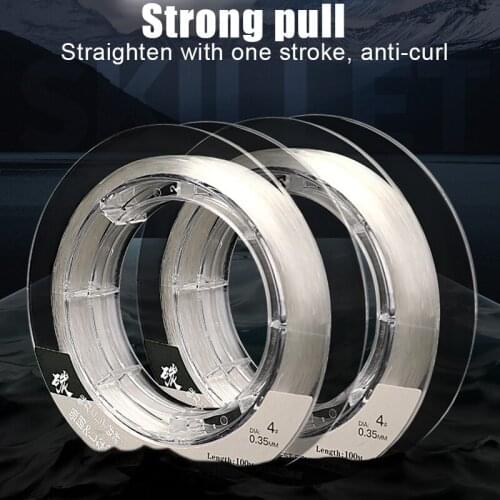 Carbon Fiber Fluorocarbon Fishing Line Super Strong Multi Filament Fishing Lines Sinking Speed Is Faster Fishing Gear Angeln
