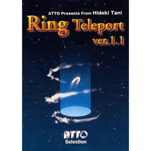 Ring Teleport 2 (version 1.1) Magic Tricks Close Up Stage Magia Illusions Gimmick Props Accessories Ring Disappear Appear