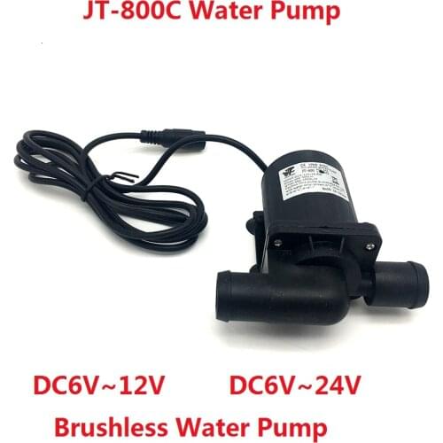 Micro Submersible 800C Water Pump 12V 24V Waterproof Brushless Low Noise Aquarium Fountain Pump