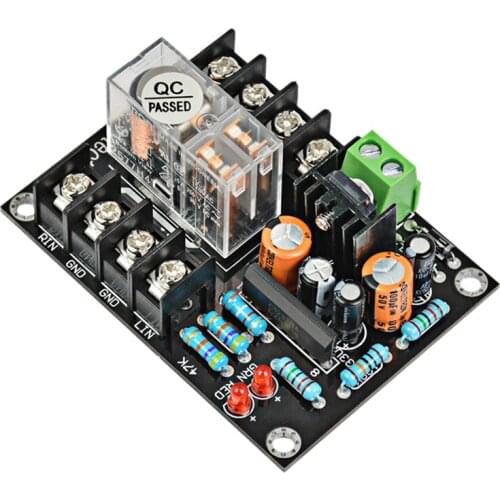 12-18V Speaker Protection Board Module 2.0 Ohm Relay Protection Board Module with LED Indicator