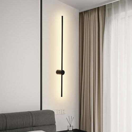 Nordic Led Wall Lamp Long Wall light for Living Room Bedroom Modern Led Wall Sconce Light Indoor Wall Light Fixture